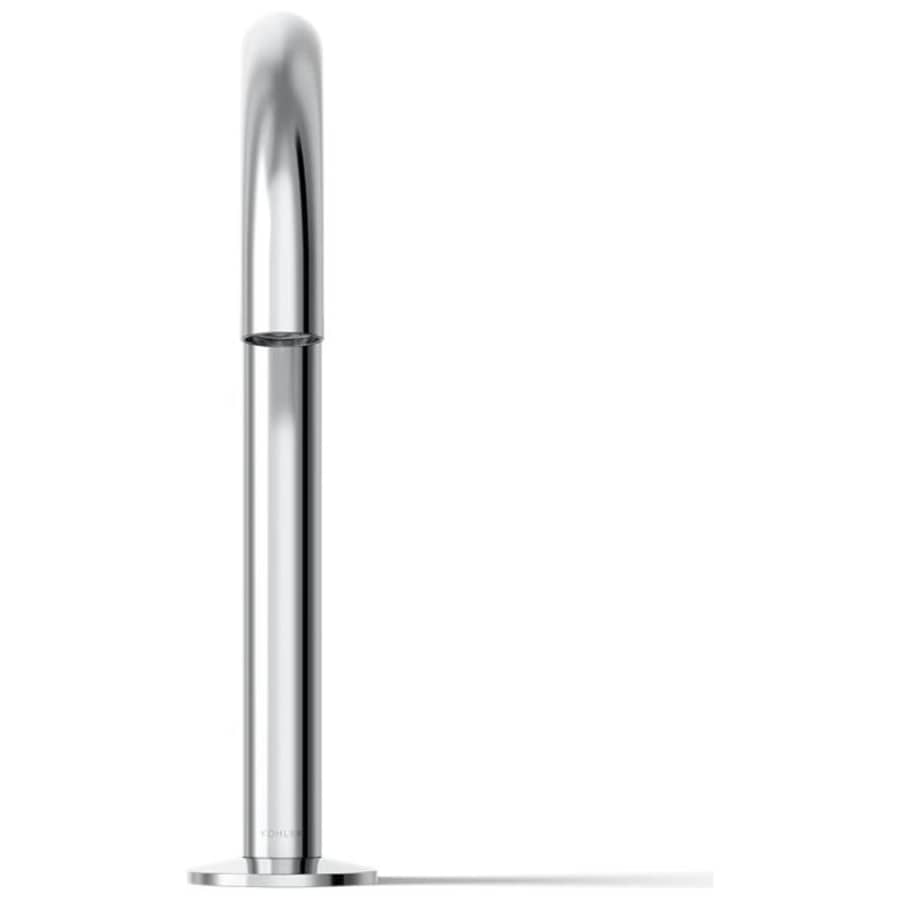 Components 1.2 GPM Widespread Bathroom Faucet with Drain Assembly and Tube Design Spout - Less Handles