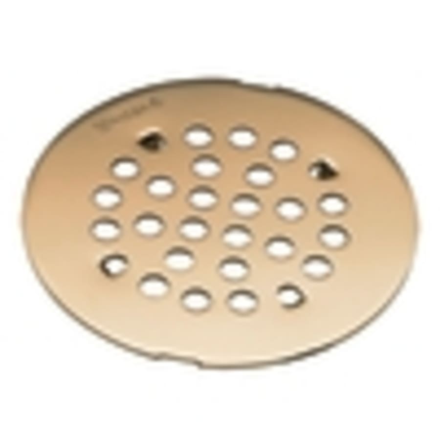 4-1/4" Round Shower Drain Cover with Snap-In Installation