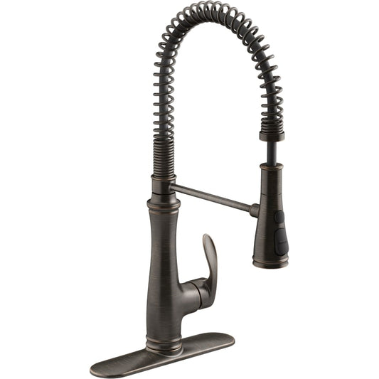 Bellera 1.5 GPM Single Hole Pull-Down Pre-Rinse Kitchen Faucet with Sweep Spray, Boost Spray, DockNetik, and MasterClean Technologies