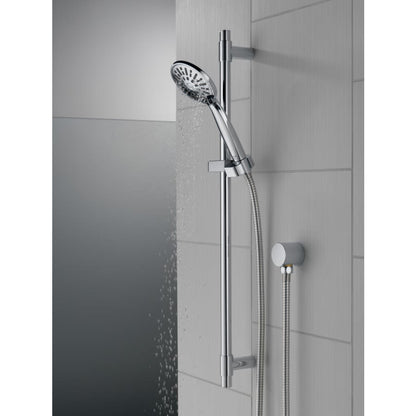 Universal Showering Components 1.75 GPM Multi Function Hand Shower Package - Includes Slide Bar, Hose, and Wall Supply