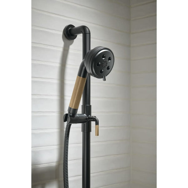 Litze 1.75 GPM Multi Function Hand Shower Set with Slide Bar and Integrated Wall Elbow