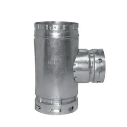 Round Vent Tee, 6 in Dia