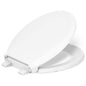 Cachet Round Toilet Seat with Quiet-Close, Grip Tight, and Quick-Attach