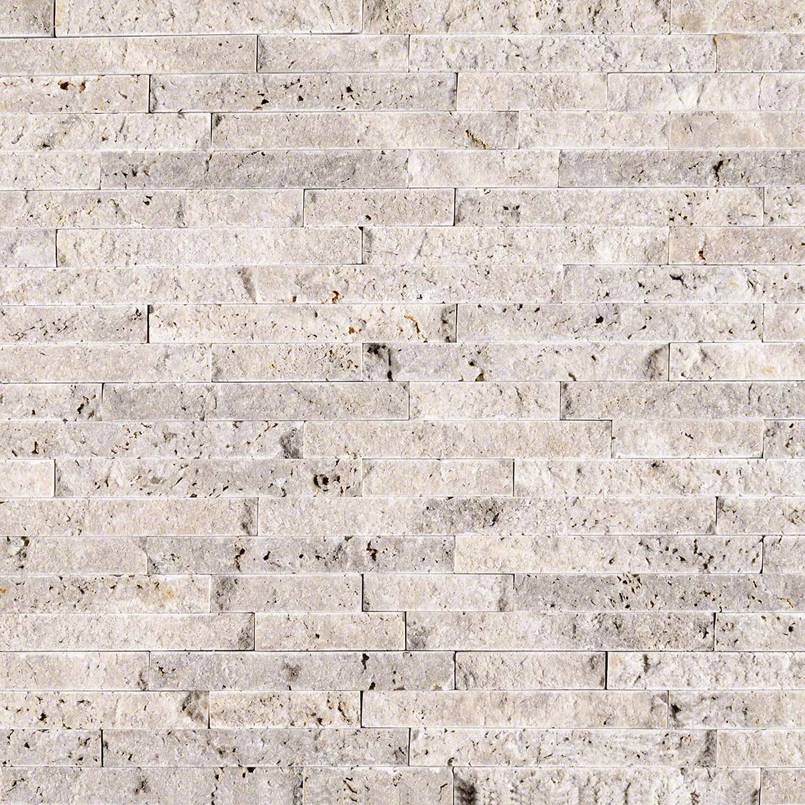 Silver Travertine Splitface