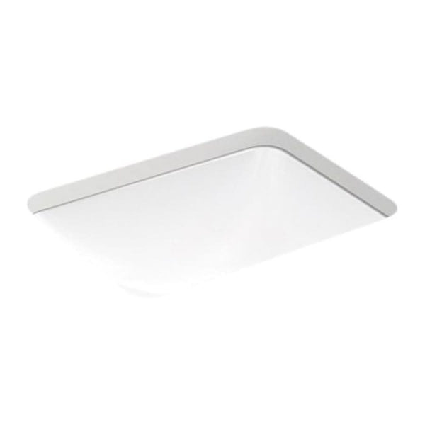 Caxton® Under Mount Lavatory Sink, 20-5/16 x 15-3/4 x 7-5/16 in, Vitreous China, White