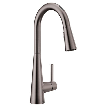 Sleek 1.5 GPM Single Hole Pull Down Kitchen Faucet with Voice Activation