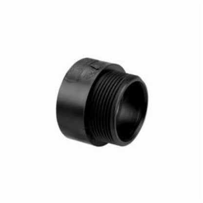 DWV Male Adapter, 2 in, Hub x MNPT, ABS