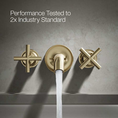 Purist Deck or Wall Mounted Cross Handles for Tub Faucet
