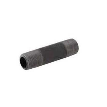 Extra Heavy Nipple, 3/4 in, 5-1/2 in L, MNPT, Steel, Black, SCH 80/XH, Seamless