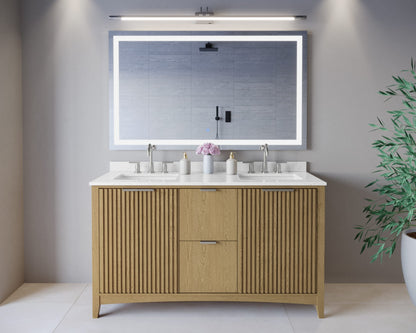 Palmilla Double Bathroom Vanity - 60W x 35H x 22D