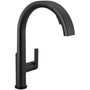 Keele 1.8 GPM Single Hole Pull Down Kitchen Faucet MagnaTite and Touch-Clean Technology