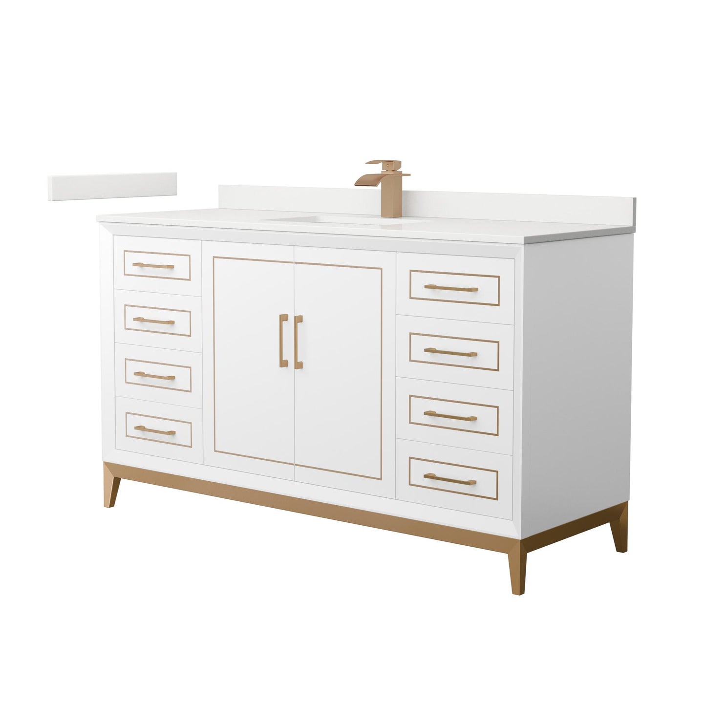 Marlena Single Bathroom Vanity - 60W x 35.25H x 22D