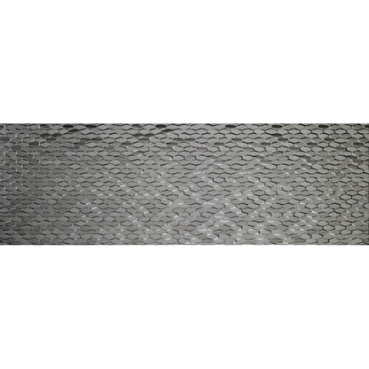 ARTWORK HEXAGON SILVER 12X35