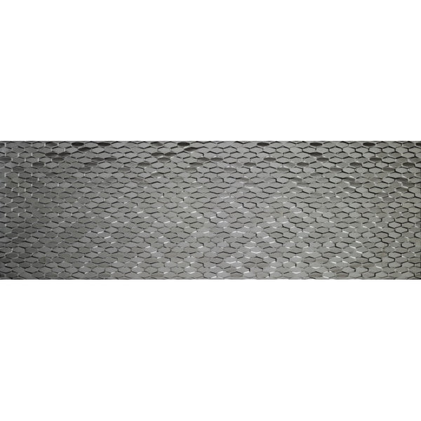 ARTWORK HEXAGON SILVER 12X35