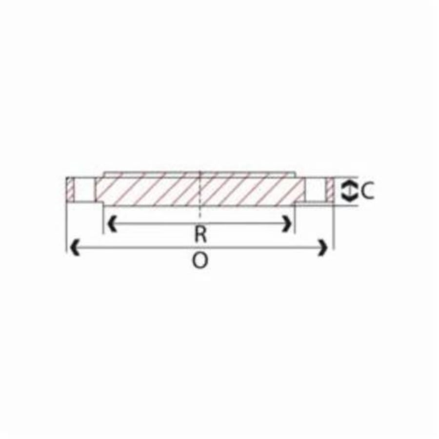 Raised Face Flange, 1-1/2 in, Blind, 150 lb, 5 in OD, 5/8 in Bolt Hole Size, 304/304L Stainless Steel