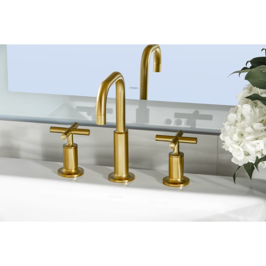 Purist 1.2 GPM Widespread Bathroom Faucet with Pop-Up Drain Assembly