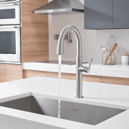 Studio S 1.8 GPM Single Hole Pull Down Kitchen Faucet with Re-Trax Technology