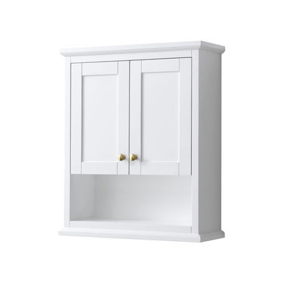 Avery Over-the-Toilet Bathroom Wall-Mounted Storage Cabinet - 25W x 30H x 9D