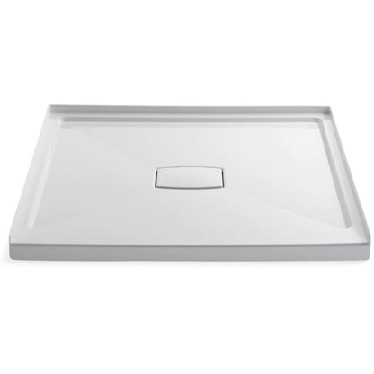 Archer 48" x 48" Square Shower Base with Single Threshold and Center Drain