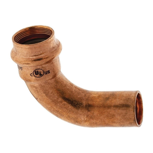 Street 90 deg Elbow, 5/8 in, Fitting x Press, Copper