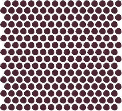 Color Wheel Mosaic Plum Crazy Herringbone 1X3 Glossy