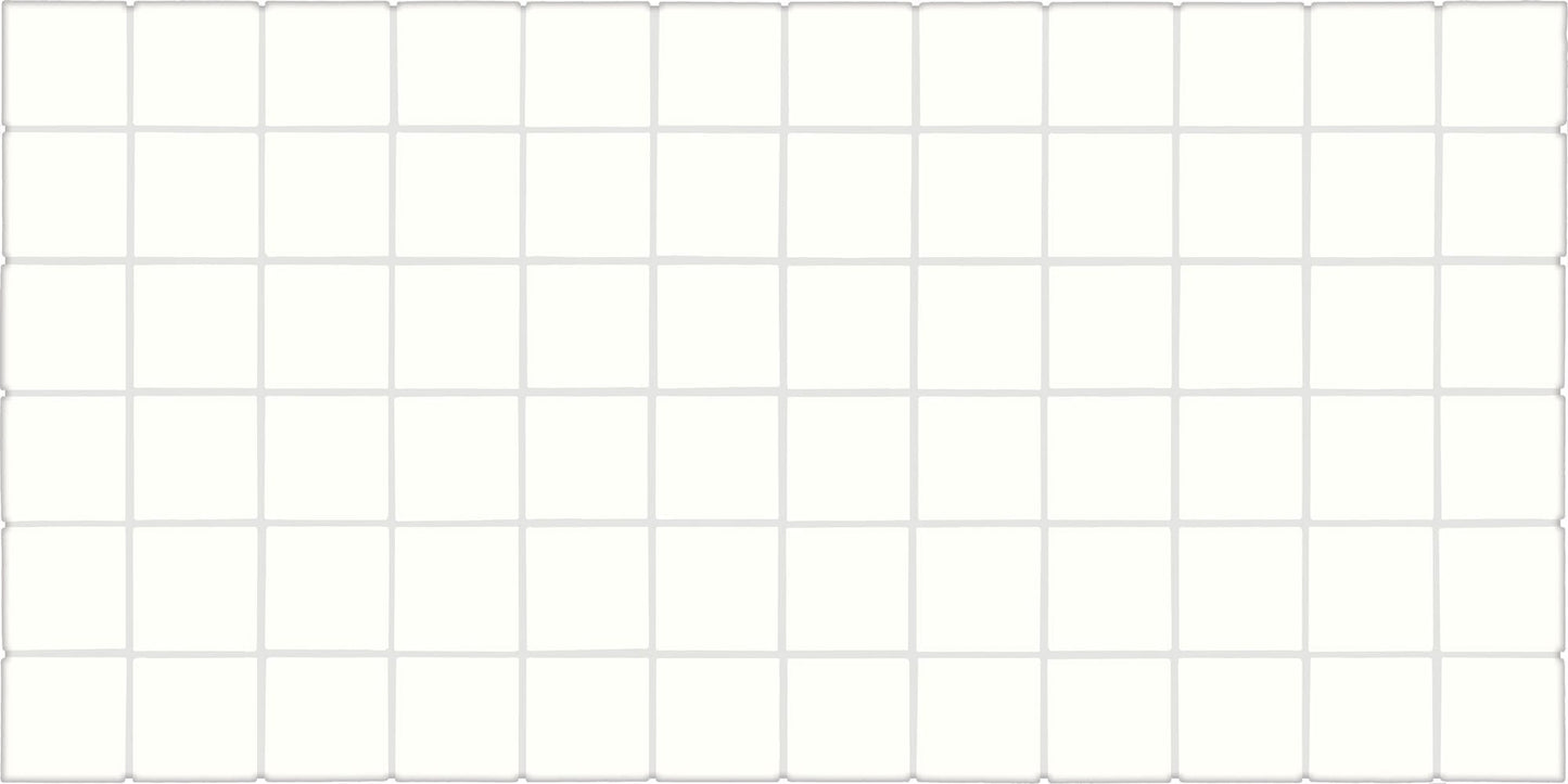 Unglazed Mosaics Ice White Hexagon 1X1 Matte