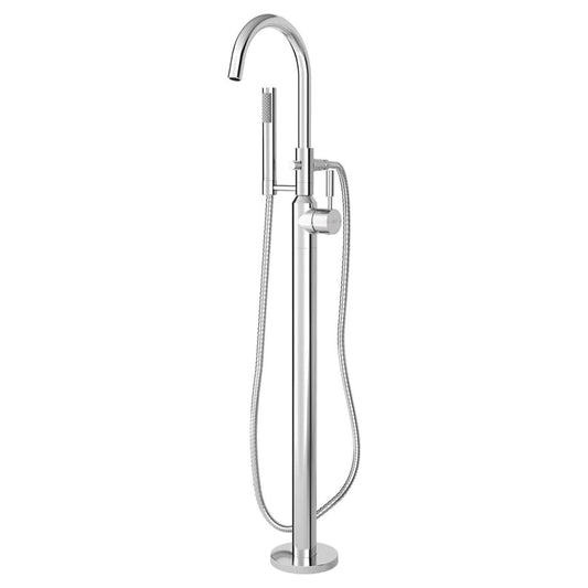 Colony Pro Floor Mounted Tub Filler with Built-In Diverter - Includes Hand Shower