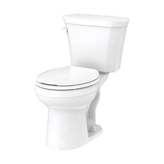 Viper® Toilet Bowl, Floor Mount, 12 in Rough, Round, White