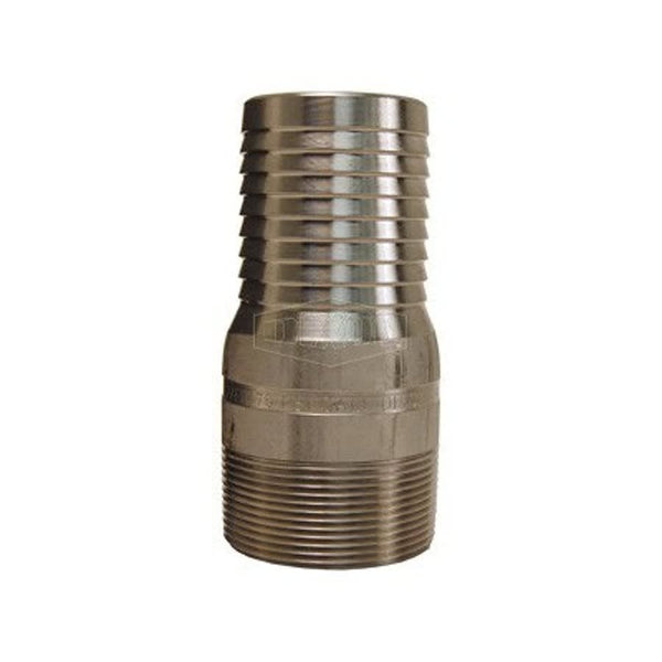 Male Adapter, 1-1/4 in, Hose Barb x MNPT, 316/316L Stainless Steel, Domestic