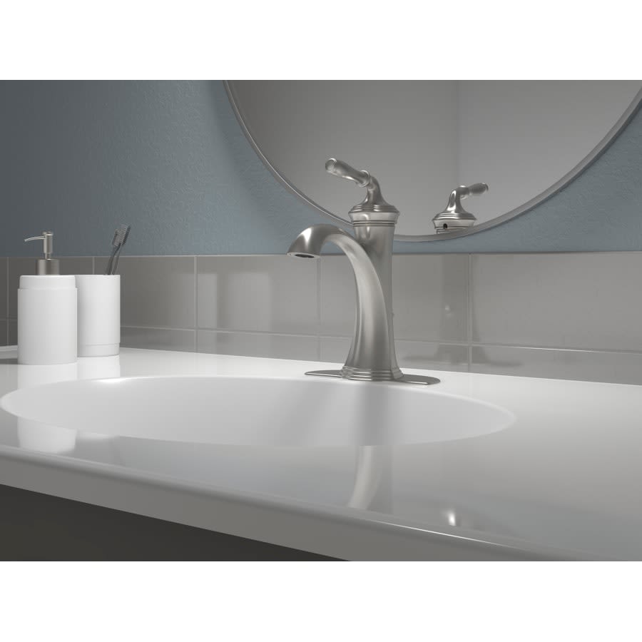 Devonshire Single Hole Bathroom Faucet - Drain Assembly Included