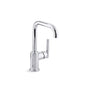 Purist® Kitchen Faucet, Deck Mount, ADA, 1 Lever Handle, 1-Hole, Polished Chrome