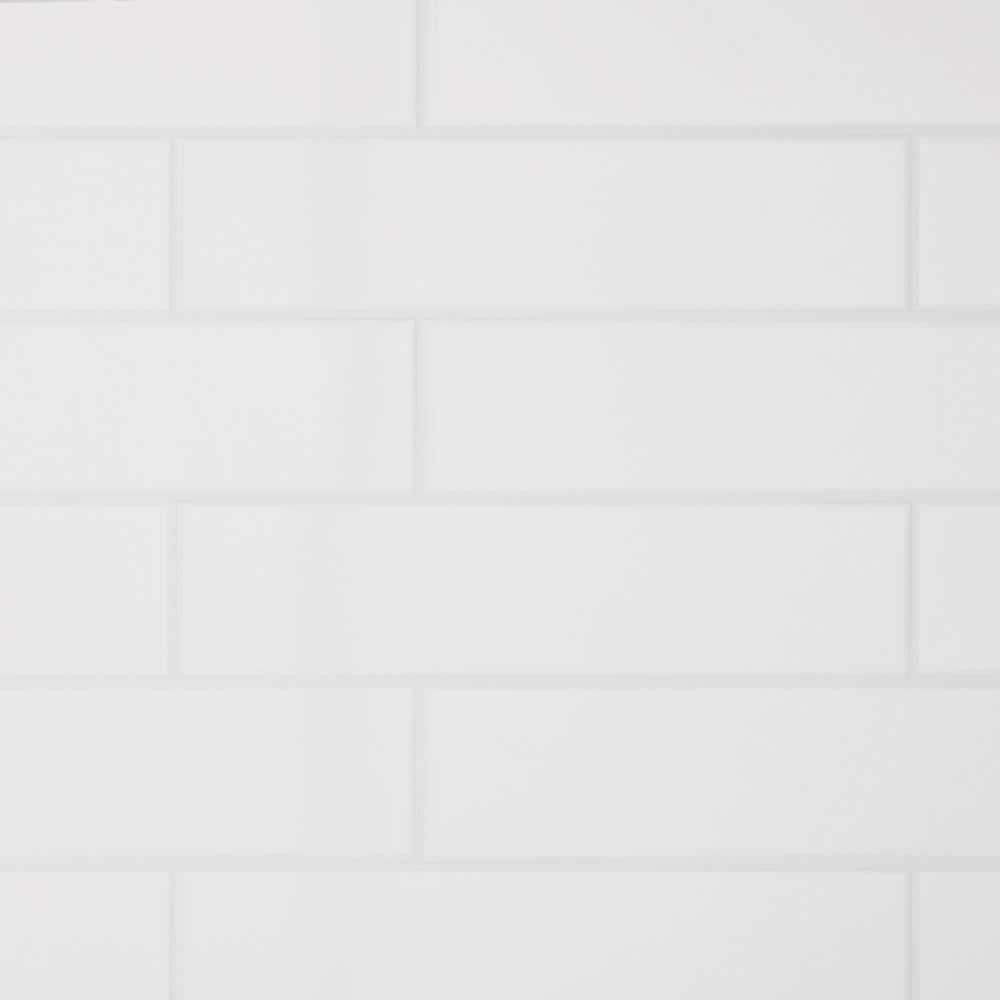 Restore 3 in. x 12 in. Ceramic Bright White Subway Tile (12 sq. ft./Case)