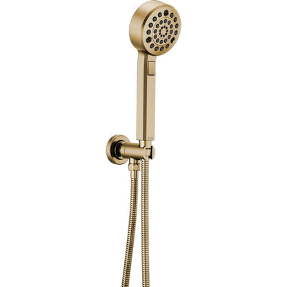 Levoir 1.75 GPM Multi Function Hand Shower Package with H2Okinetic Technology - Includes Hose, Holder and Wall Supply