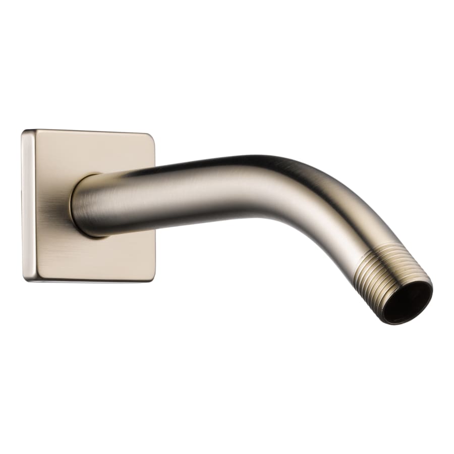 Essential 7" Wall Mounted Shower Arm and Square Flange