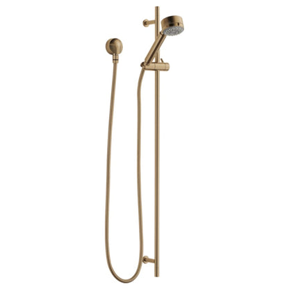 Euro 1.75 GPM Multi-Function Hand Shower Package - Includes Slide Bar, Hose, and Wall Supply