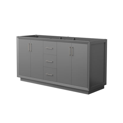 Strada Double Bathroom Vanity - 65.25W x 34.25H x 21.75D