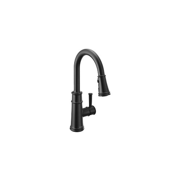 Belfield™ Kitchen Faucet, Deck Mount, ADA, 1 Lever Handle, 1 or 3-Hole, Matte Black