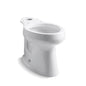 HighLine® Toilet Bowl, Floor Mount, 12 in Rough, ADA, Elongated, White