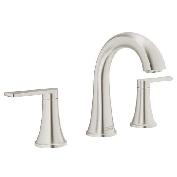 American Standard Corsham 8 in. Widespread Double-Handle Bathroom Faucet in Brushed Nickel 7428801.295