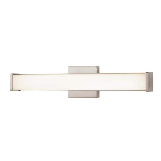 Astrid 24 in Brushed Nickel 5-CCT LED Bathroom Vanity Light Bar with Frosted Glass