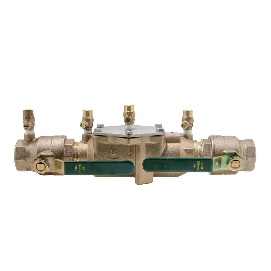 LF007 Double Check Backflow Preventer, 1-1/2 in, FNPT, Bronze