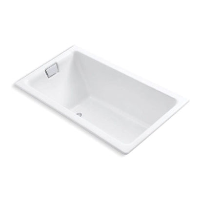 Tea-for-Two® Drop-In Tub, 66 x 36 x 24 in, End Drain, White