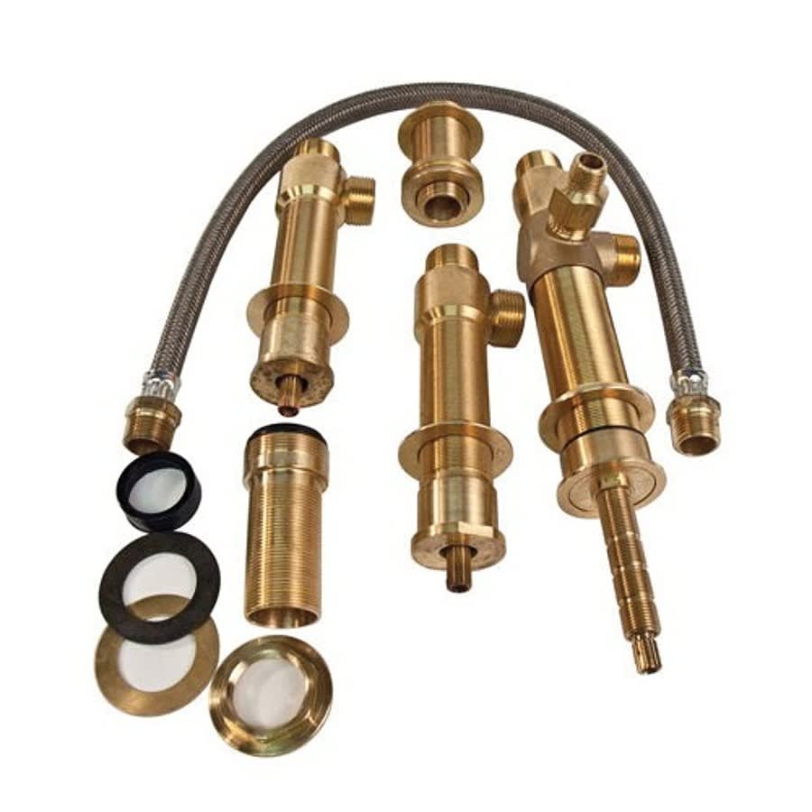 Universal Tub Rough Valve, 3/4 in, C, Solid Brass Body