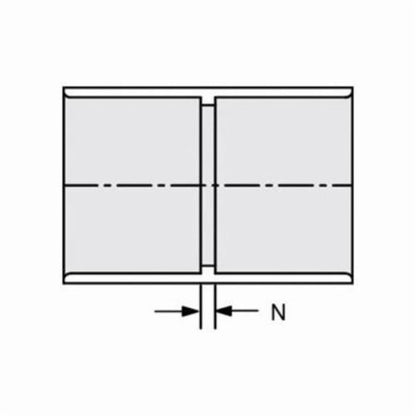Coupling, 4 in, Hub, DWV, PVC