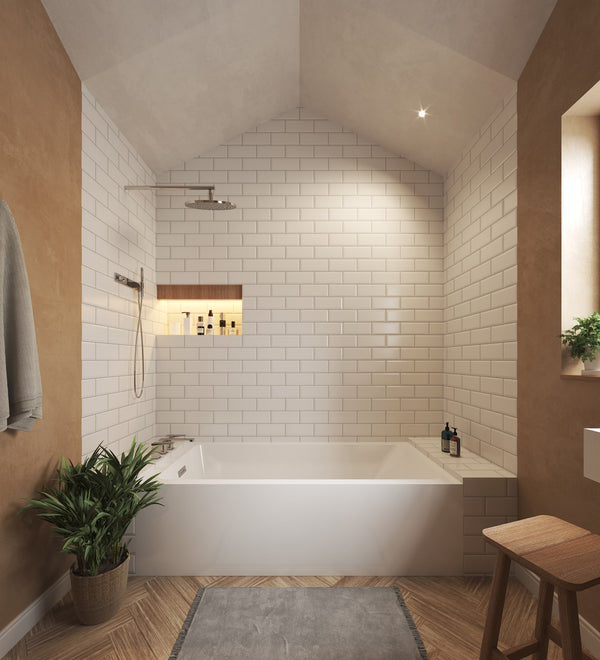 Grayley Alcove Bathtub - 60W x 22H x 36D
