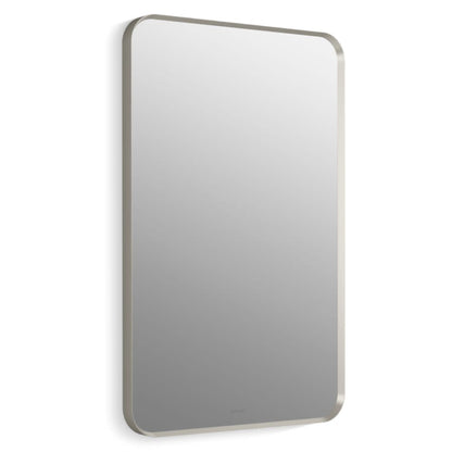 Essential 34-1/16" x 22-1/16" Rectangular Flat Framed Accent Mirror