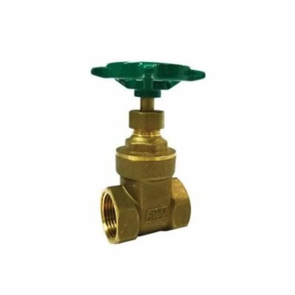 267 Non-Rising Stem Gate Valve, 4 in, FNPT, Brass