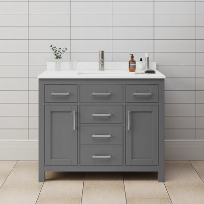 Beckett Single Bathroom Vanity - 42W x 35H x 22D
