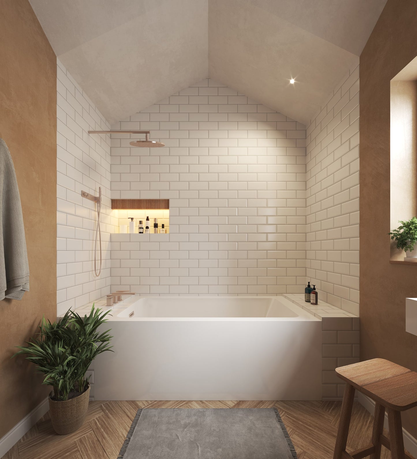 Grayley Alcove Bathtub - 60W x 22H x 36D