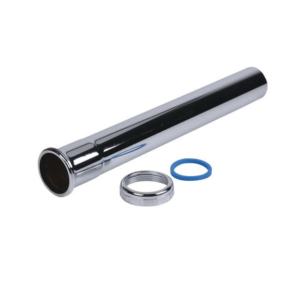 Tubular Extension, 1-1/2 in, Slip Joint, Chrome